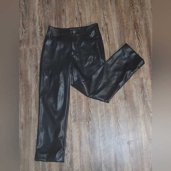Marc New York Andrew Marc Black Straight Leg Pants - Picture 1 of 5